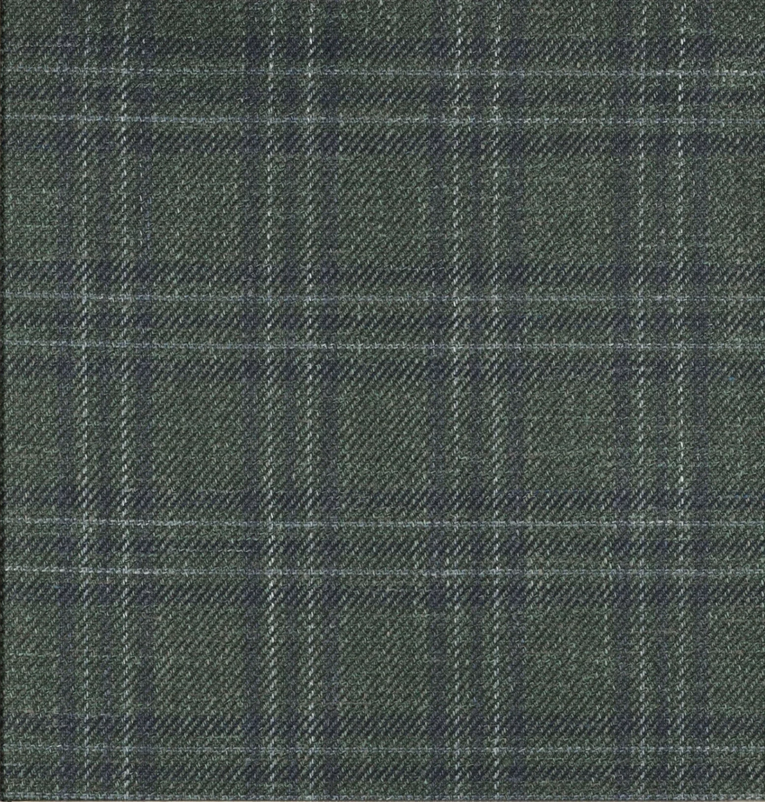 Forest green plaid — Loro Piana Summertime
